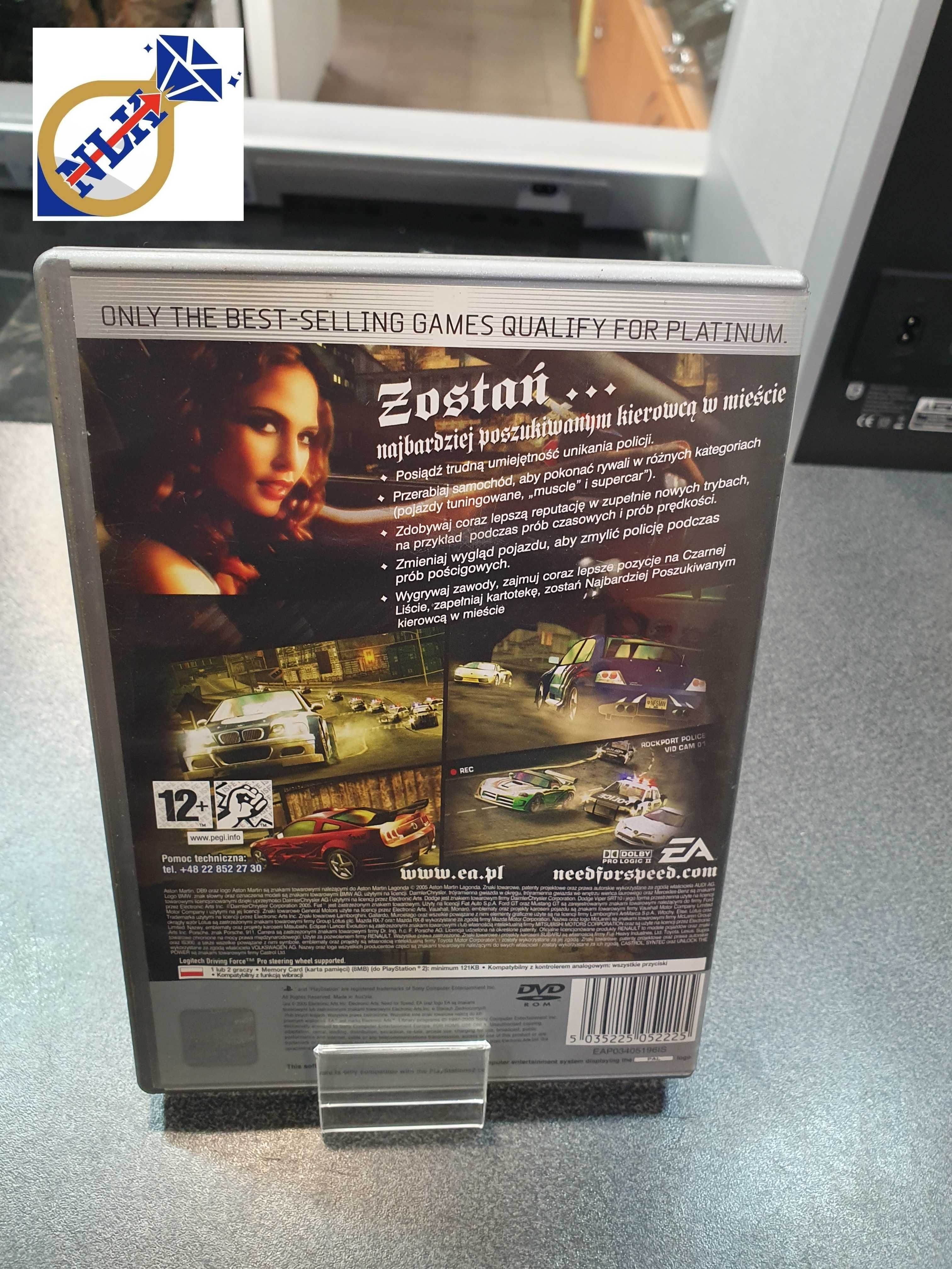 Gra na PlayStation 2 Need For Speed Most Wanted / Możliwa wysyłka