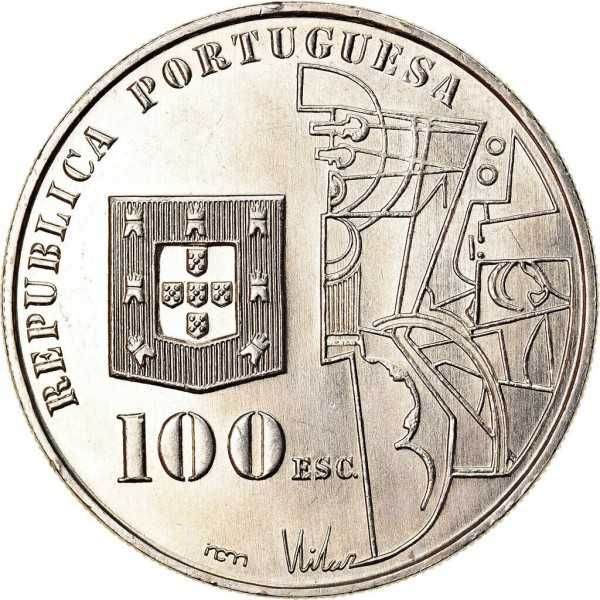 Moeda antiga Portugal 100$00 - 1987 Amadeo de Souza-Cardoso