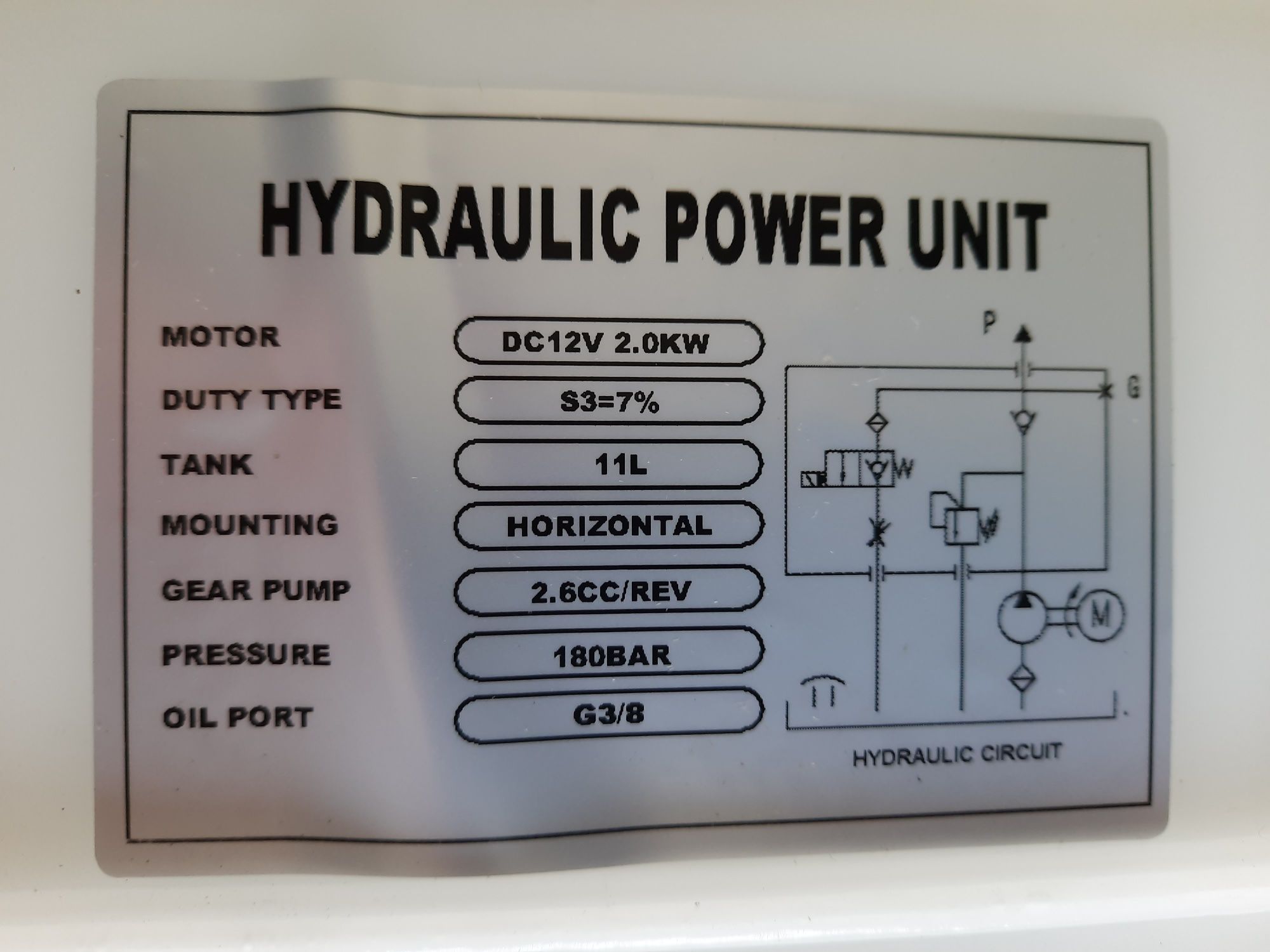 Zasilacz hydrauliczny 12v 2.0kw do iveco sprinter mascott