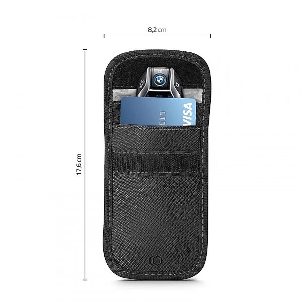 Etui Pokrowiec Blokujący Sygnał RFID Cross Black