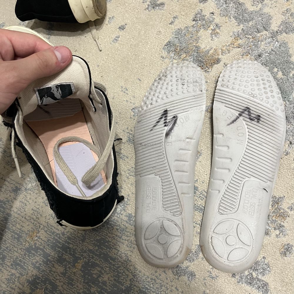 Rick Owens  DRKSHDW ramones slashed 42it / 26.5-27cm