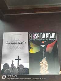 Dois livros por 15 euros (dinheiro só na mão)