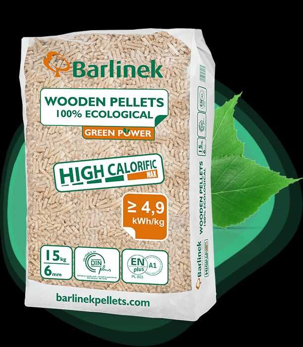 Pellet BARLINEK 6mm Iglasto-Liściasty CERTYFIKAT 975KG Dostawa Gratis!