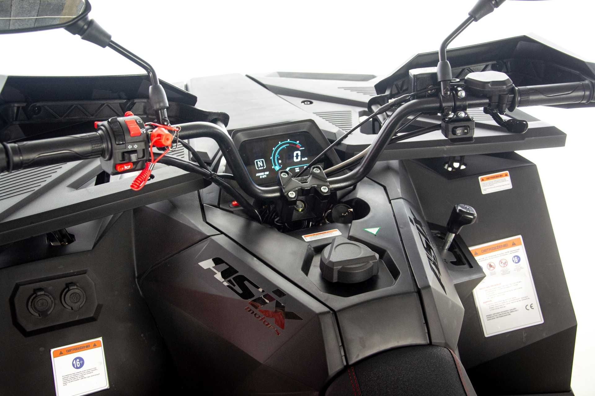 Quad Asix Cyber 250 ATV Mocny LED Hak Wyciągarka, Raty Dostawa