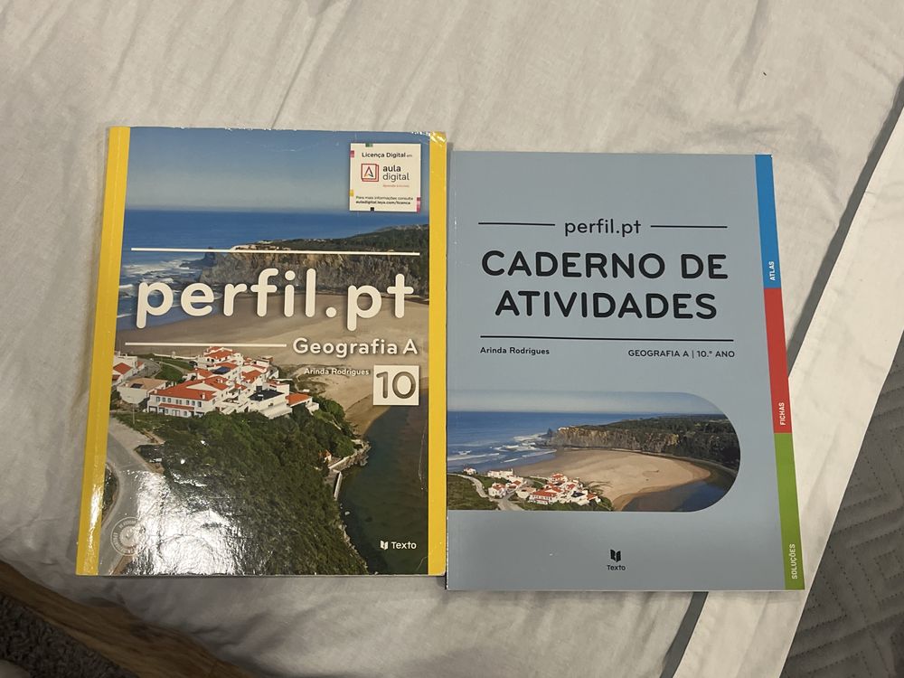 Manual e caderno de atividades Geografia 10 ano
