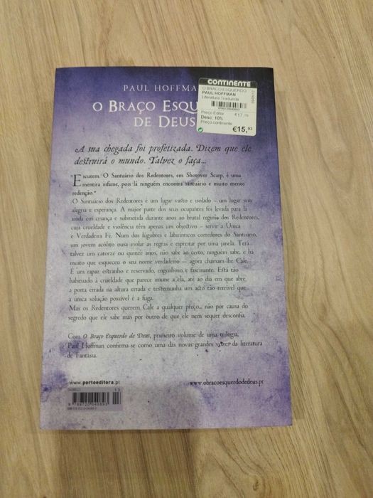 Livro " O braço esquerdo de Deus"