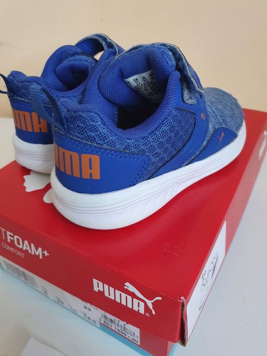 Puma buty adidasy dla chłopca Comet V Soft foam niebieskie r. 23