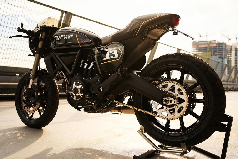 Ducati Scrambler 800 Cafe Racer Custom by Dixer Parts