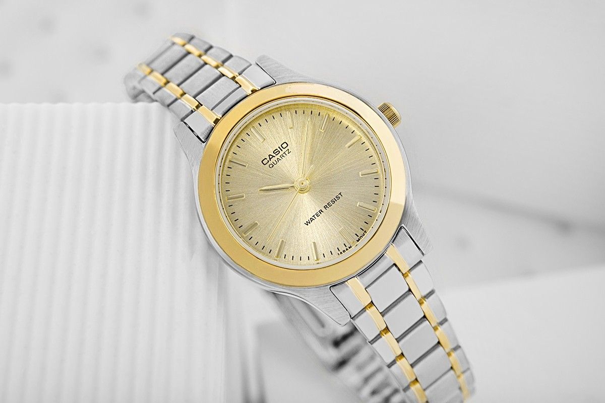 zegarek damski casio ltp-1128g-9ardf + box
