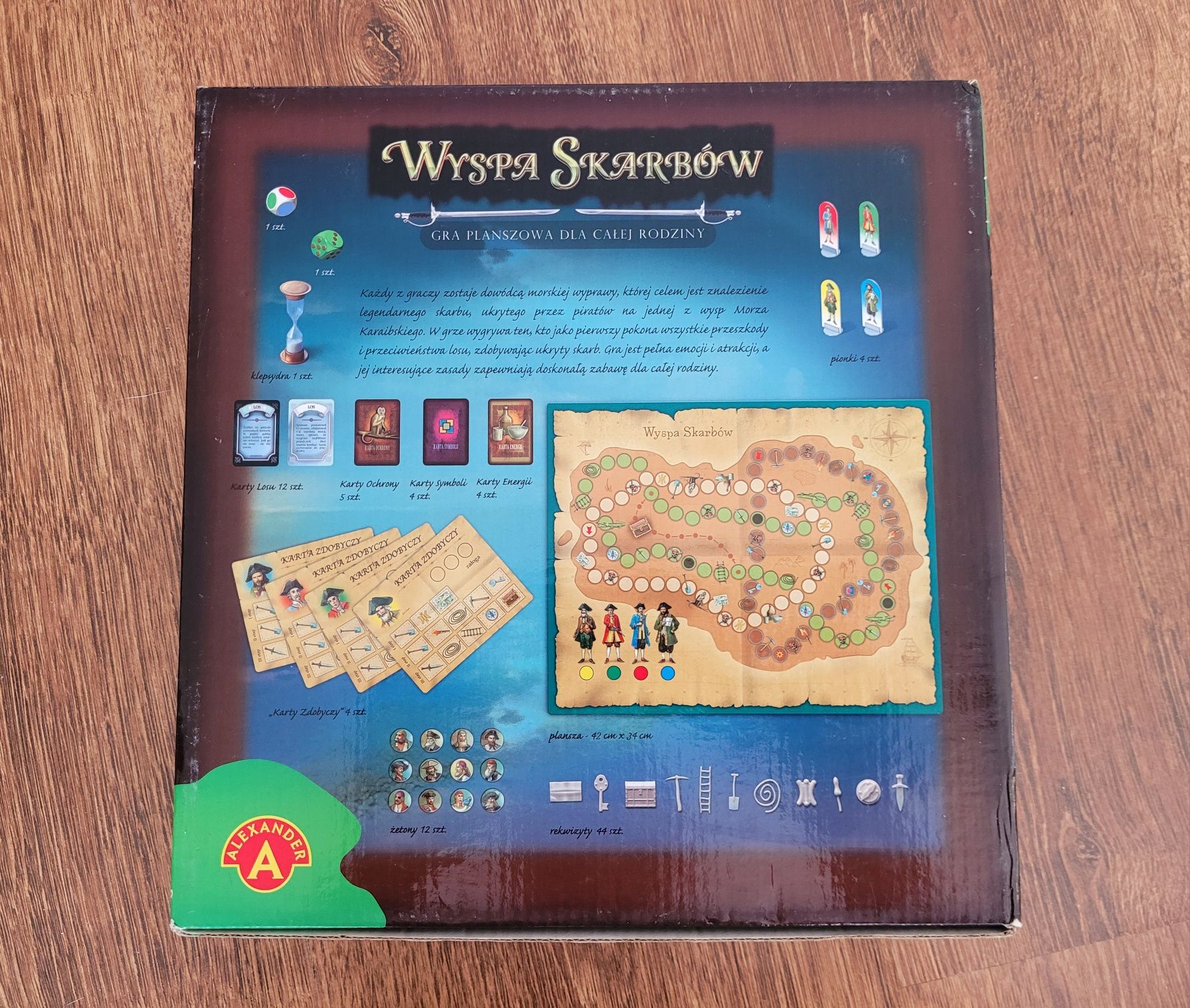 Alexander, gra planszowa Wyspa skarbów