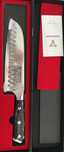 Nóż kuchenny SANMUZUO Santoku - 7 cali VG10 rękojeść z żywicy