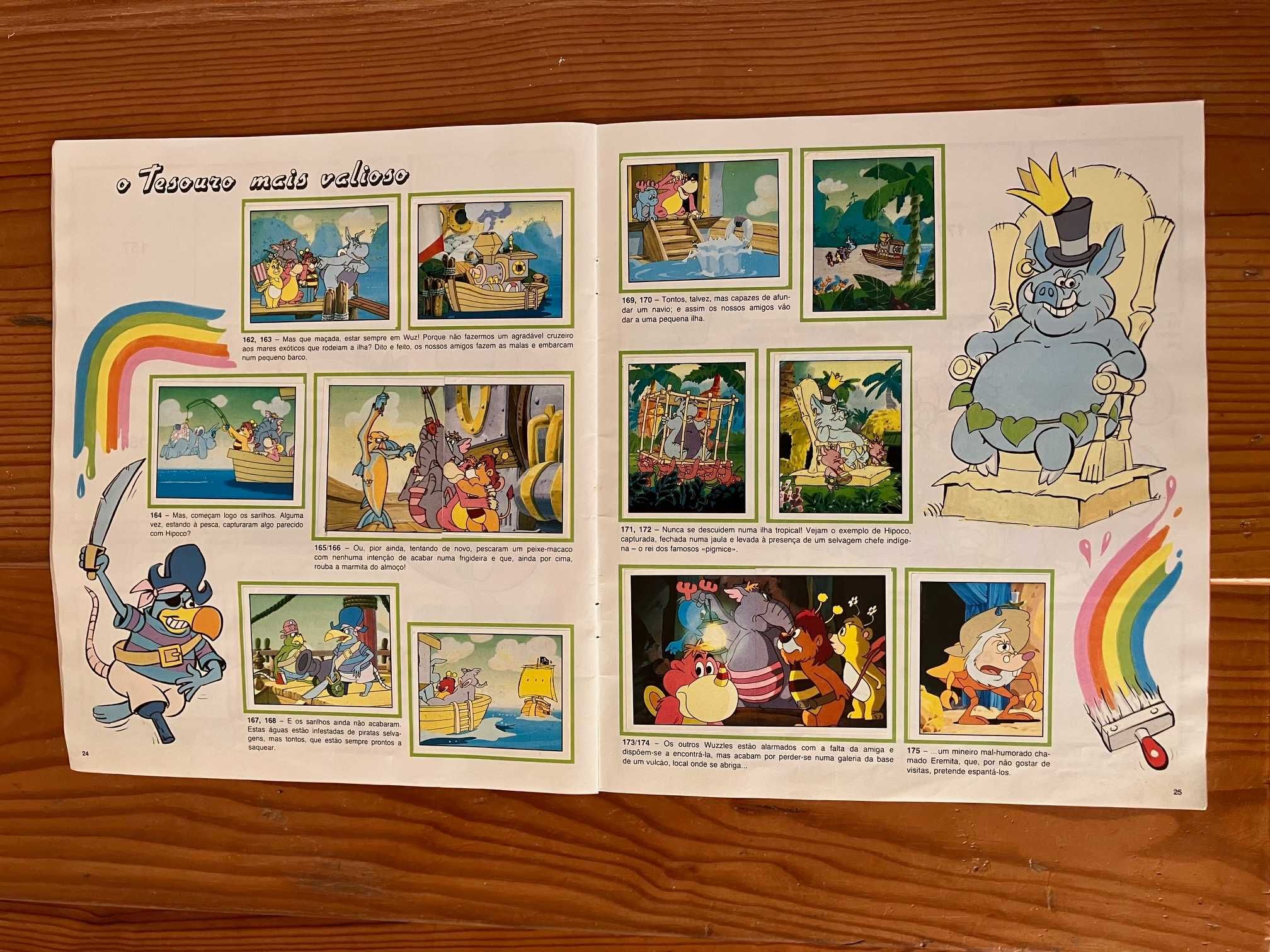Caderneta Wuzzles (tem 102 cromos)