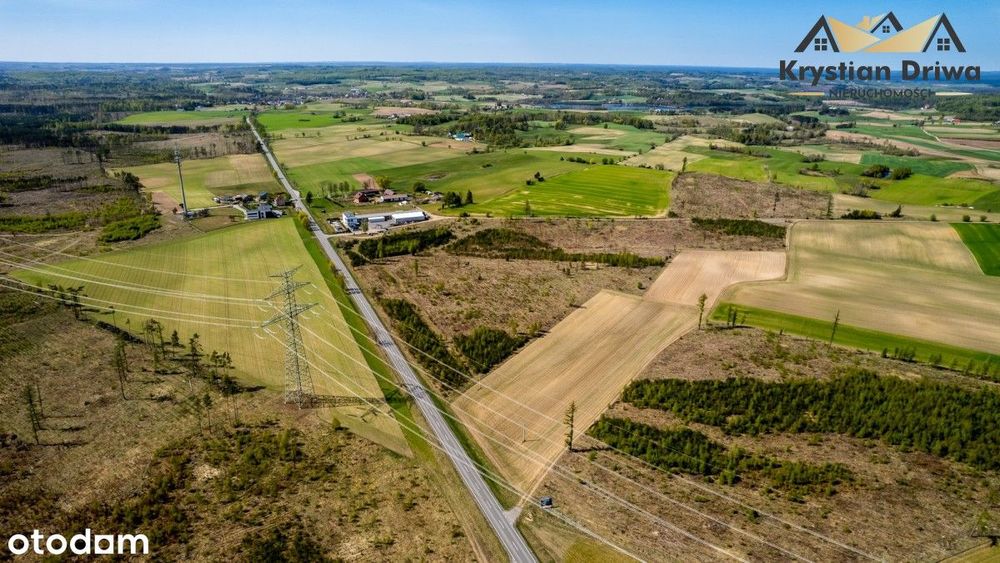 Działka usługowo-produkcyjna - krajowa 20!