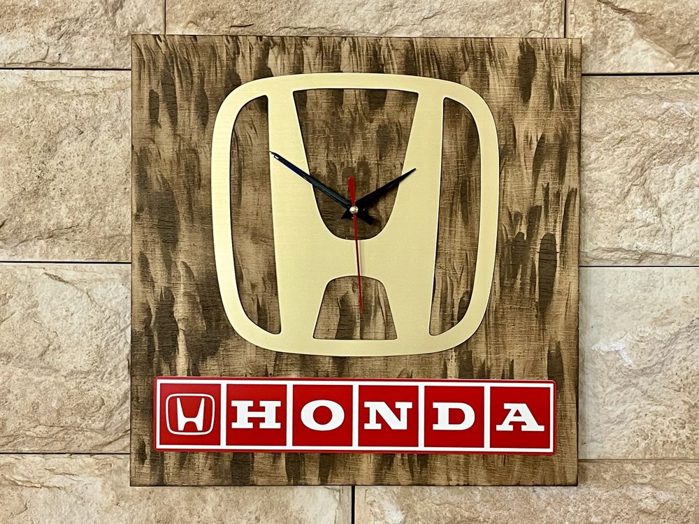 Relogio de parede Honda para decoraçao de garagem