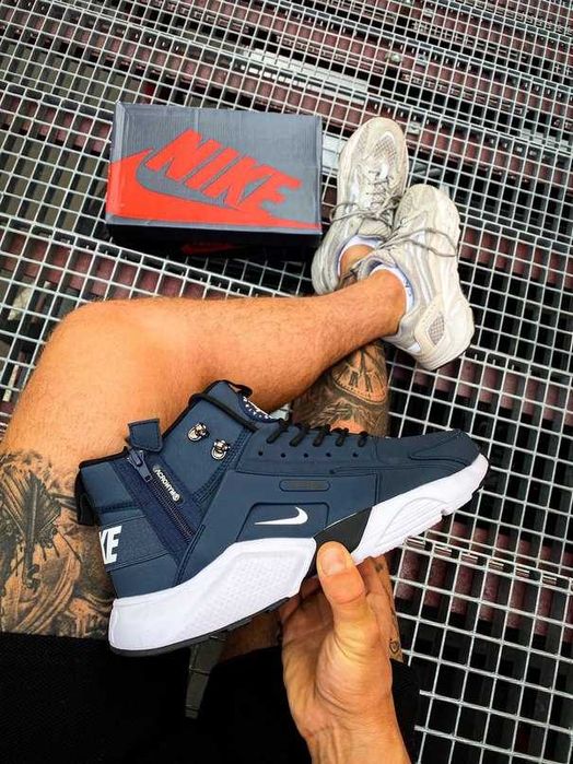 Мужские Кроссовки  Nike Huarache Acronym Термо С Мехом Зима Осень