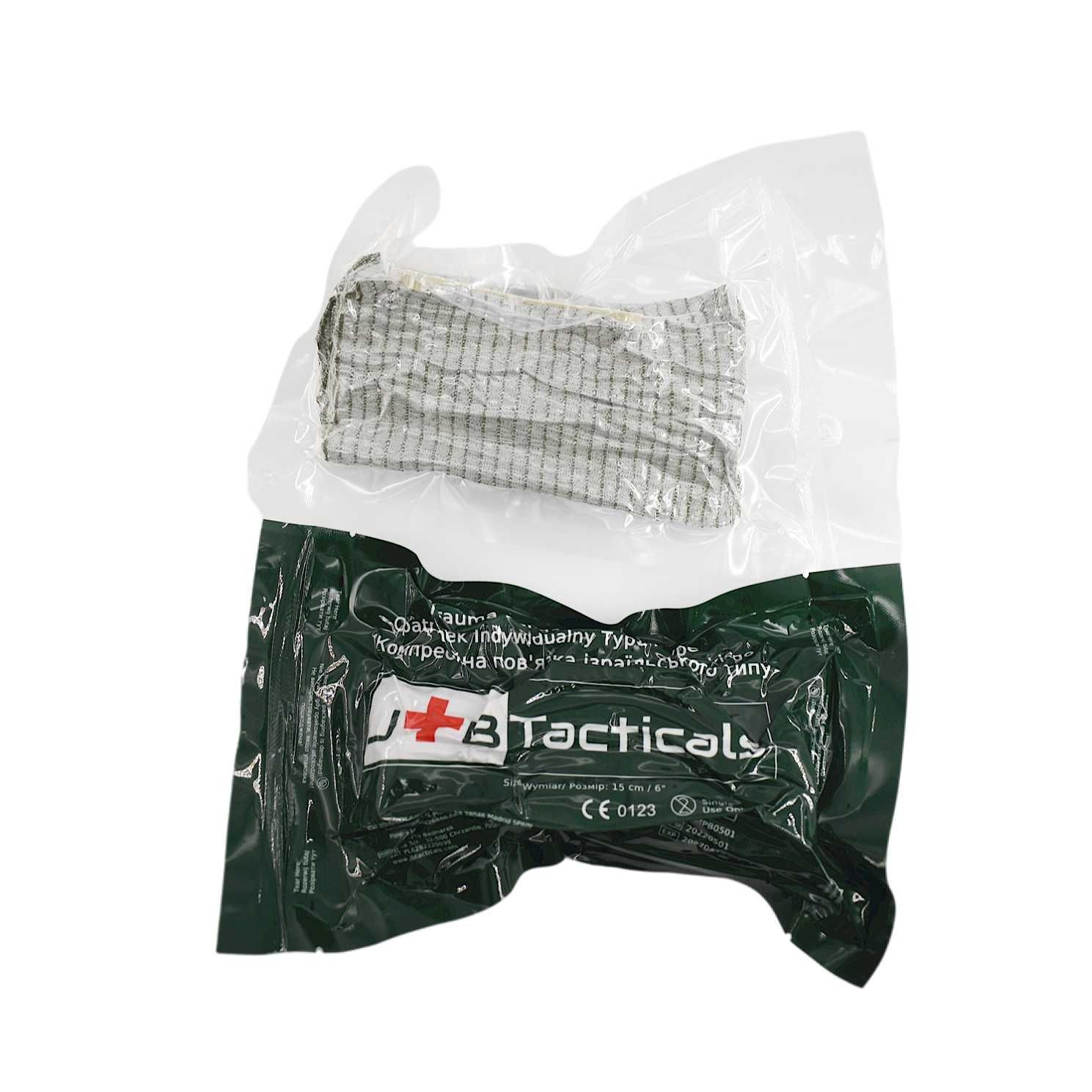 50x Bandaż Izraelski 15 cm JB TACTICALS trauma bandage opatrunek 6"