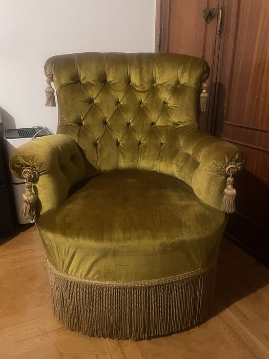 Senhorinha veludo vintage