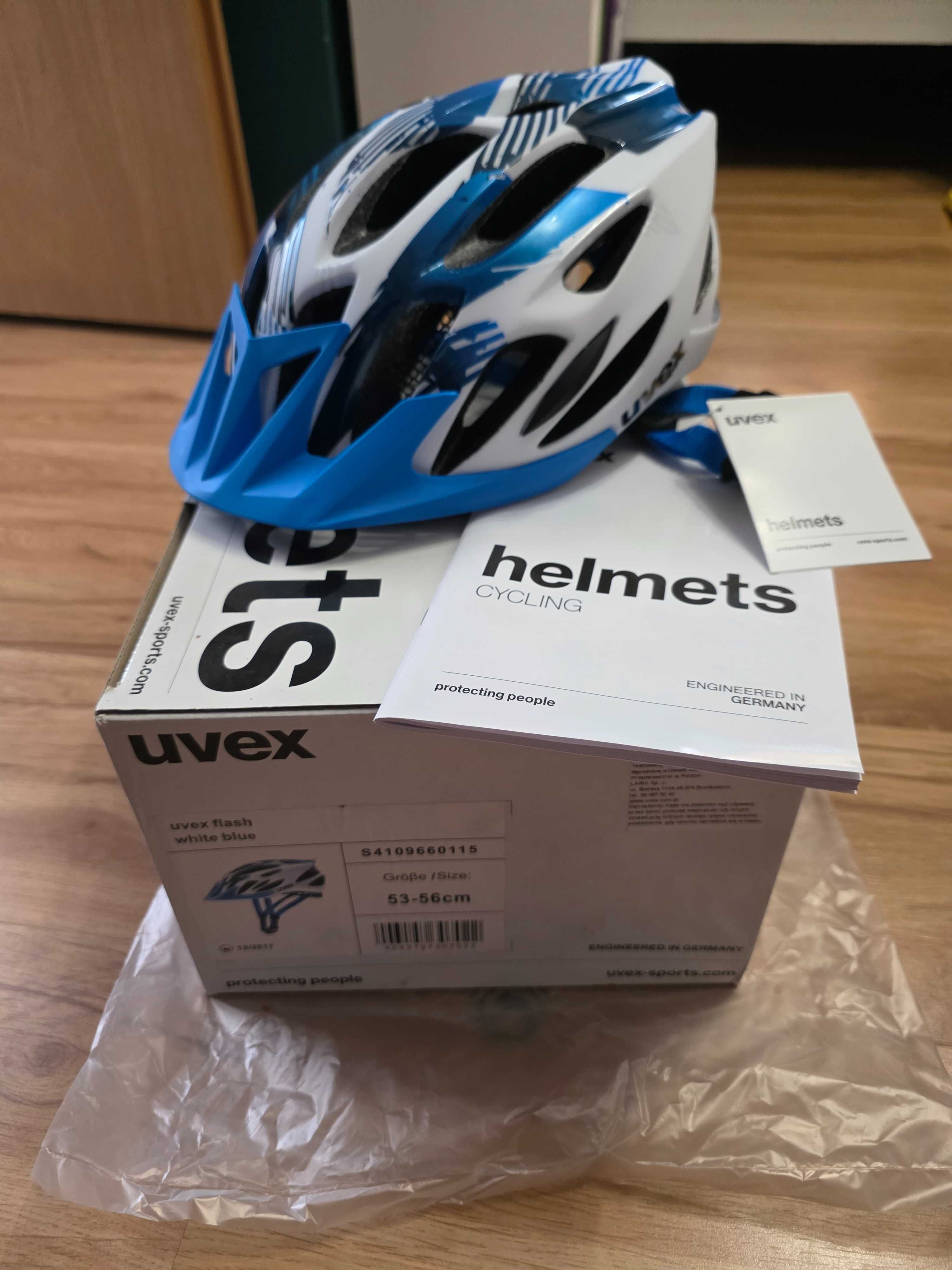 Kask rowerowy Uvex Flash r. 53-56.