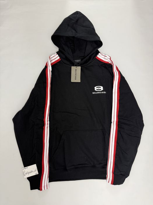 худи Balenciaga Unity Strips M L