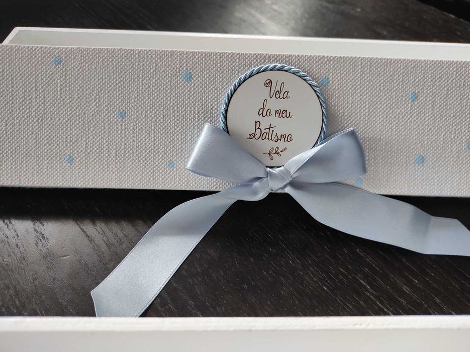 Caixa nova para vela de Batismo / Batizado