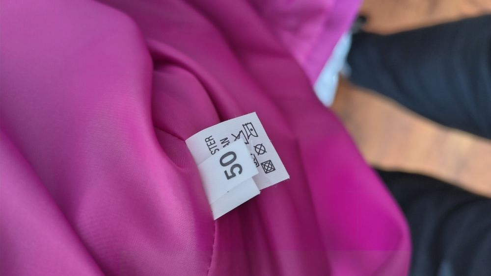 Damski komplet marynarka i spodnie 50 kostium fuksja