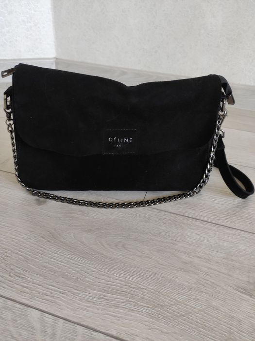 Сумка з натуральної замші