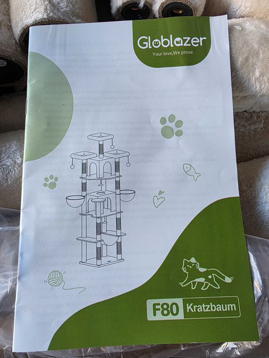 Drapak Dla Kota Globlazer F80, 204 cm Legowisko, Wysokie, Duże
