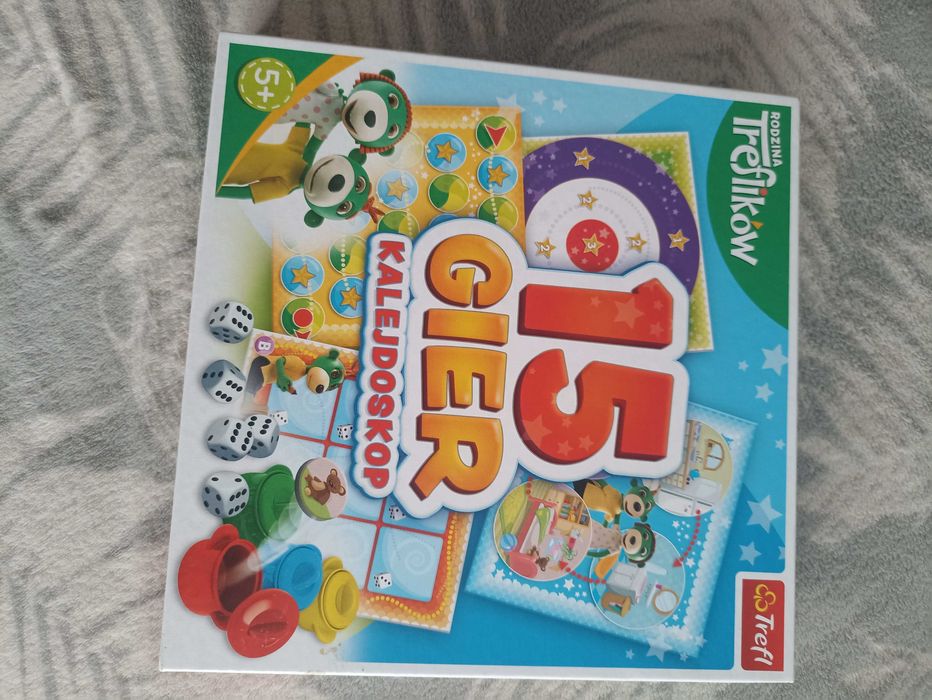 Gra planszowa Rodzina Treflików Kalejdoskop 15 gier Trefliki