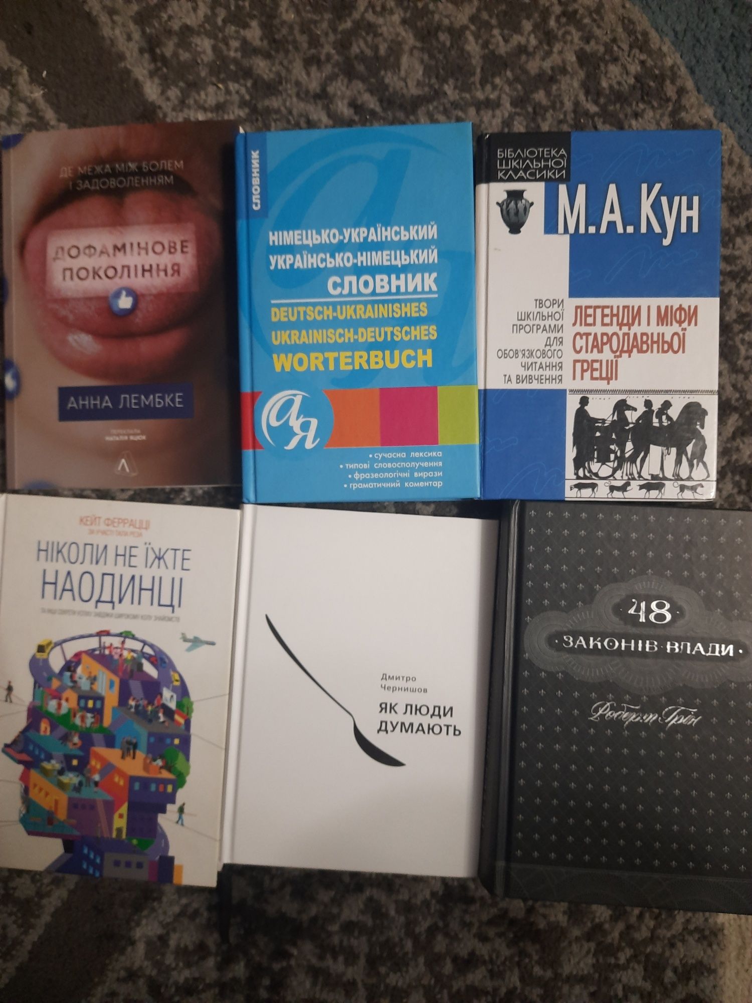 Книги про саморозвиток, бізнес, історію.