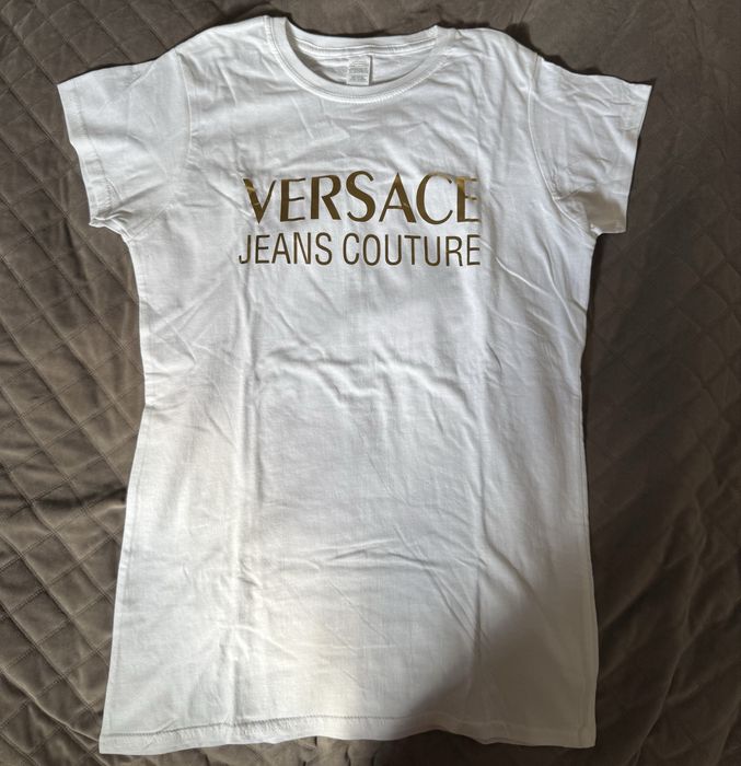 Koszulki damskie z logo Versace
