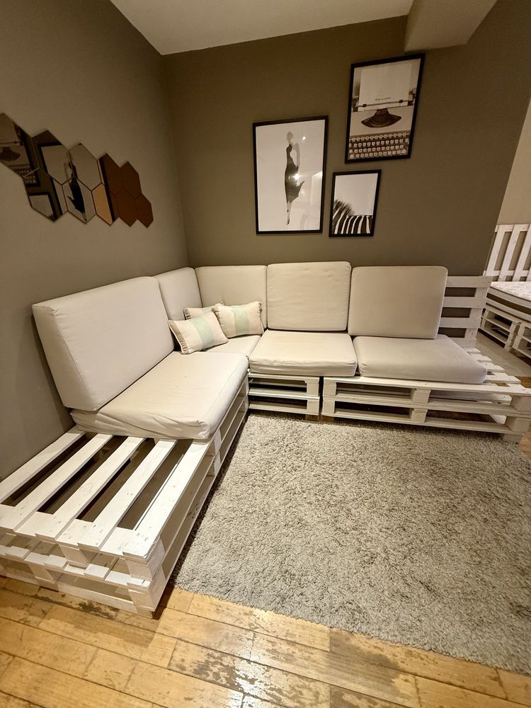 Sofa em L Paletes