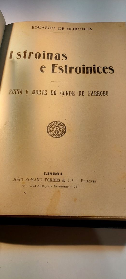 Estroinas e Estroinices - Eduardo de Noronha (1922)