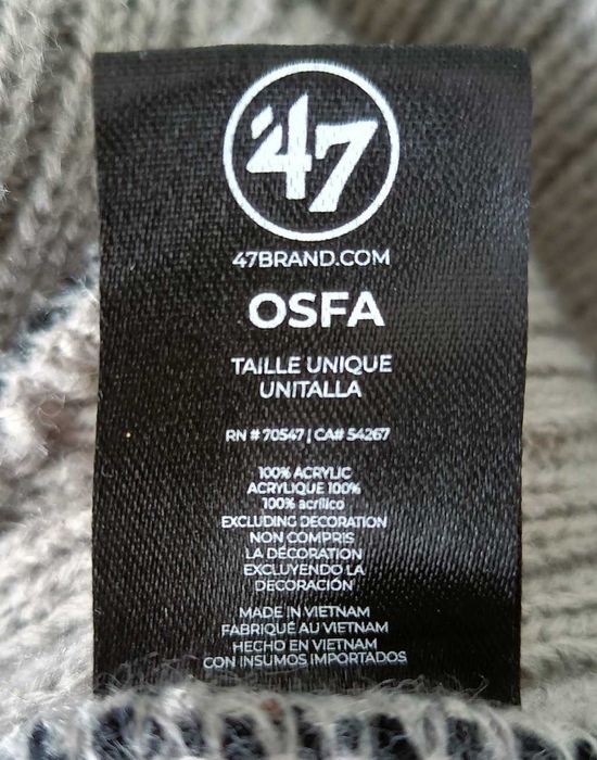 Czapka z pomponem 47brands zespołu NFL Arizona Cardinals