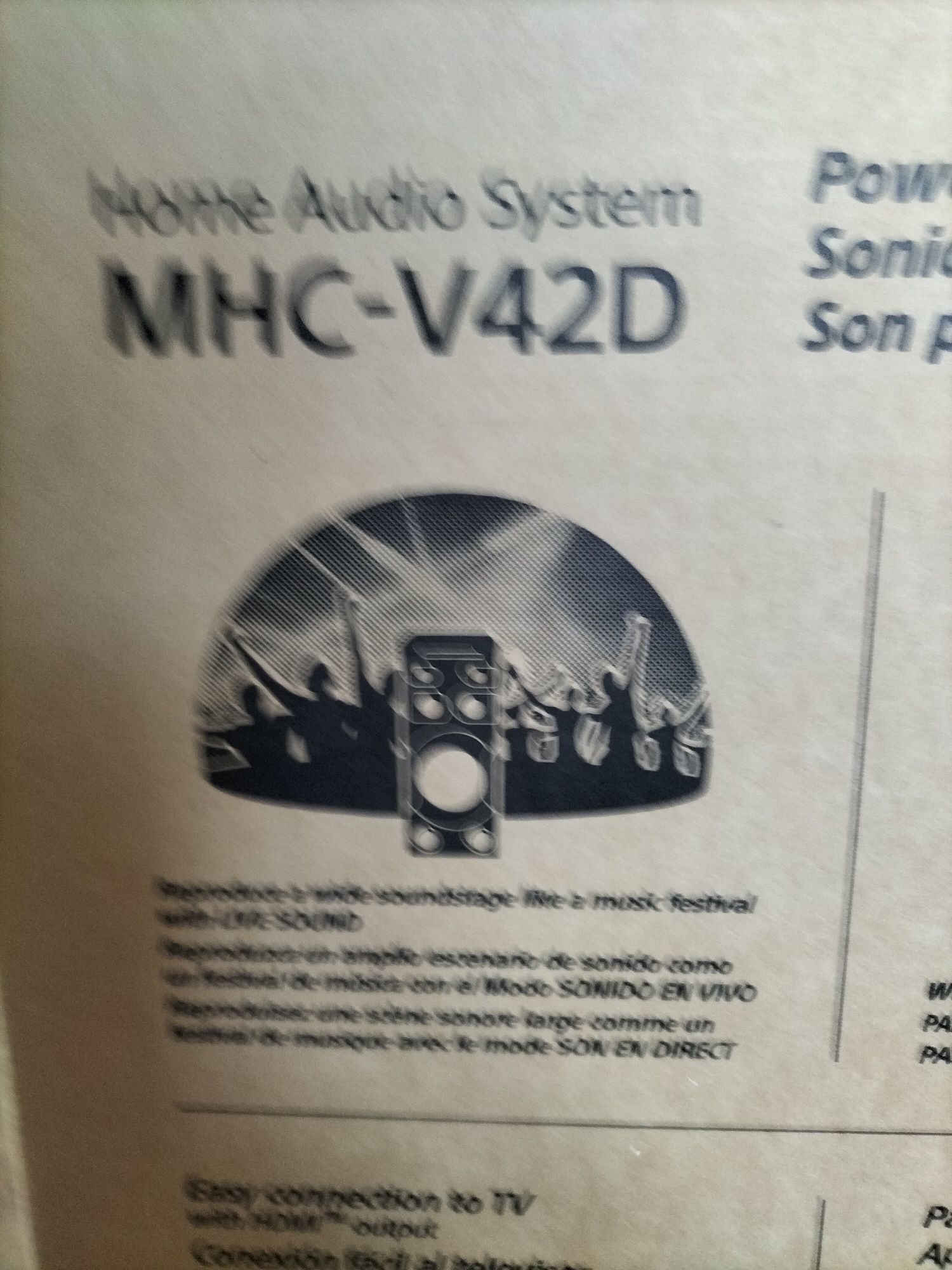 Музика SONY MHC-V42D