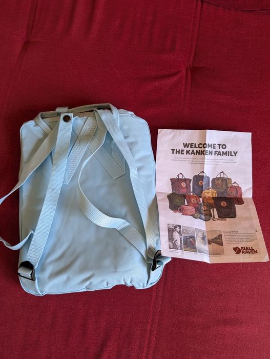 NOWY Plecak Kanken Fjallraven błękitny