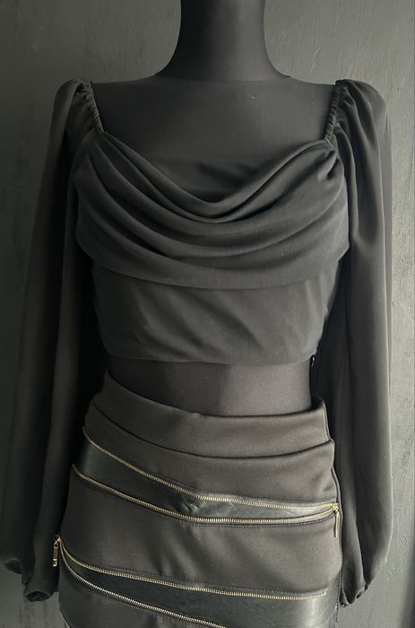 Bluzka hiszpanka czarna r 38 M