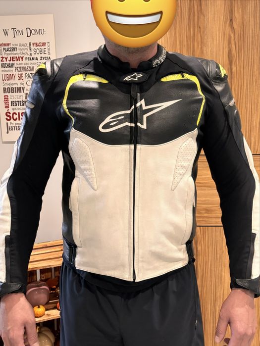 Kurtka motocyklowa skórzana Alpinestars GP pro.Rozmiar 52.