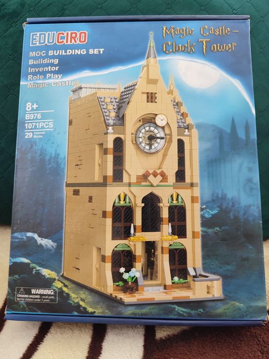 Klocki wieża zegarowa Harry Potter Nowe