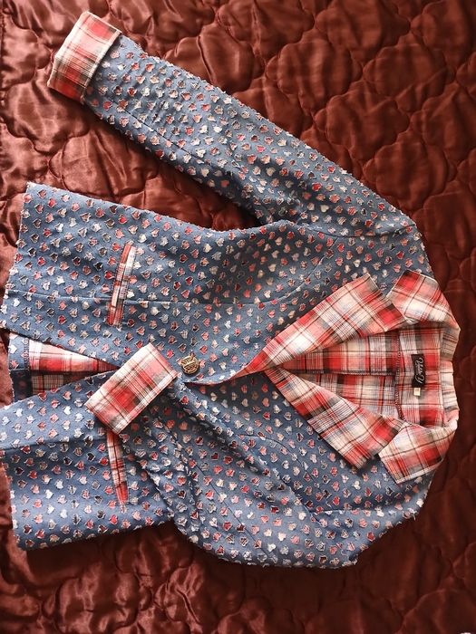 Пиджак джинсовый