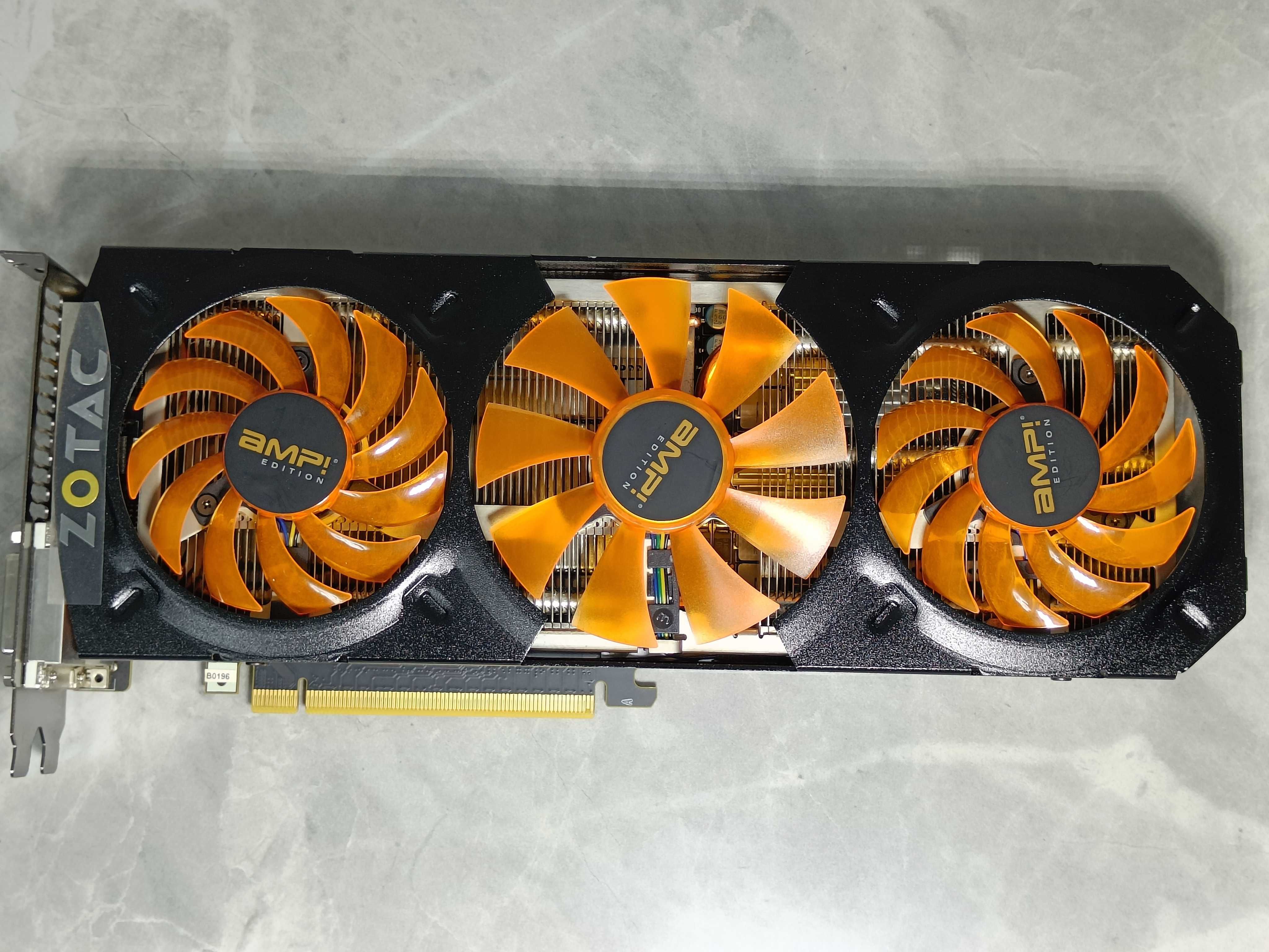 Відеокарта ZOTAC GTX780ti AMP Edition 3GB GDDR5 384bit шина - ЯК НОВА!