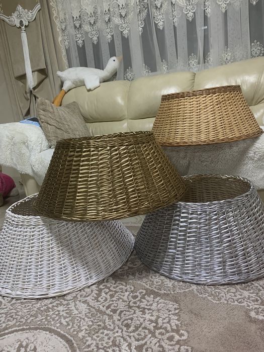 Плетений кошик під ялинку.Спідничка для ялинки