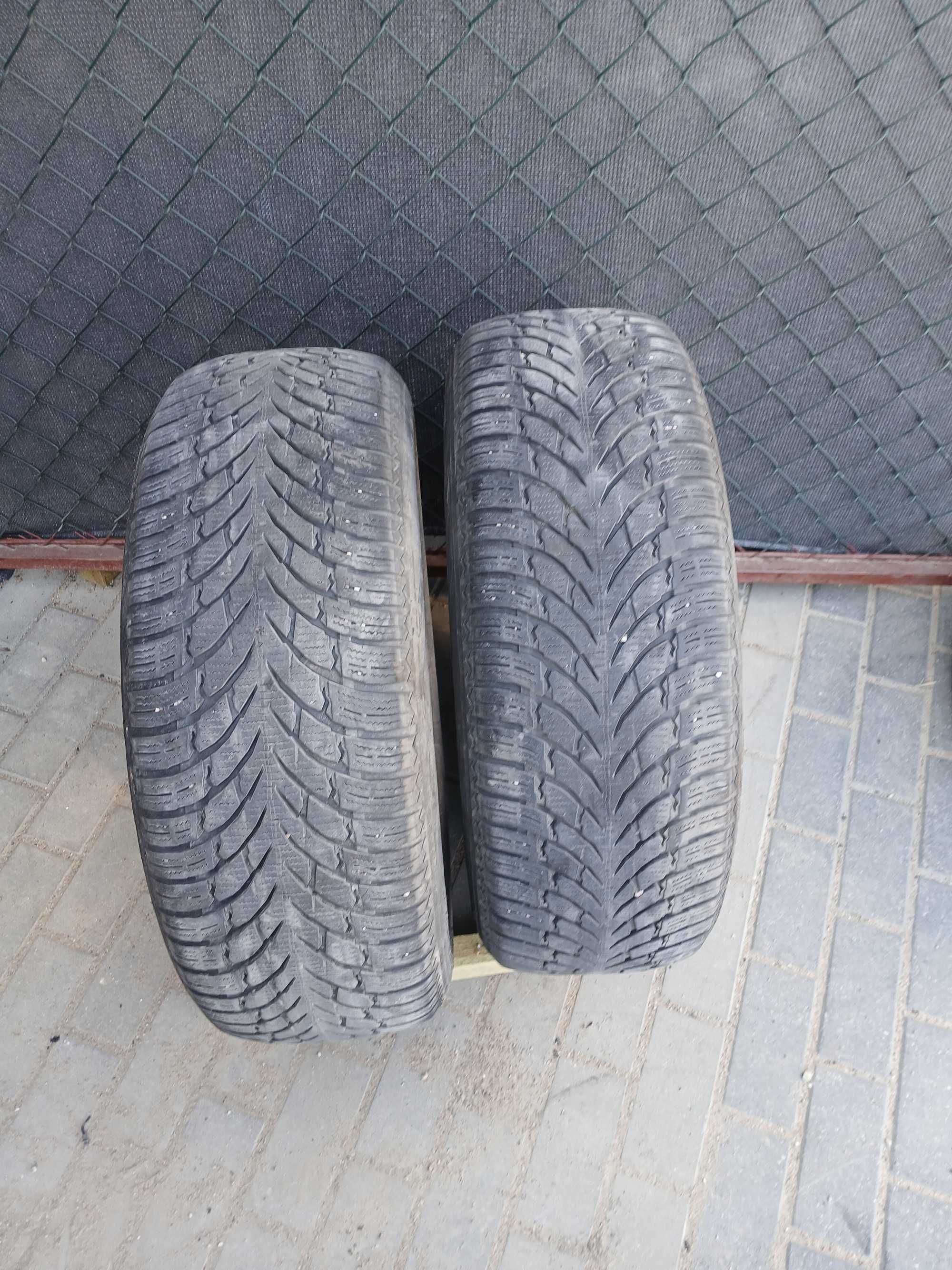 2x używane opony zimowe 235/60 R18 Nokian 2021r - Montaż Gwranacja