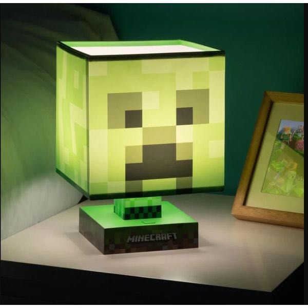 MINECRAFT lampka Creeper 26 cm NOWA Dżojstik Games