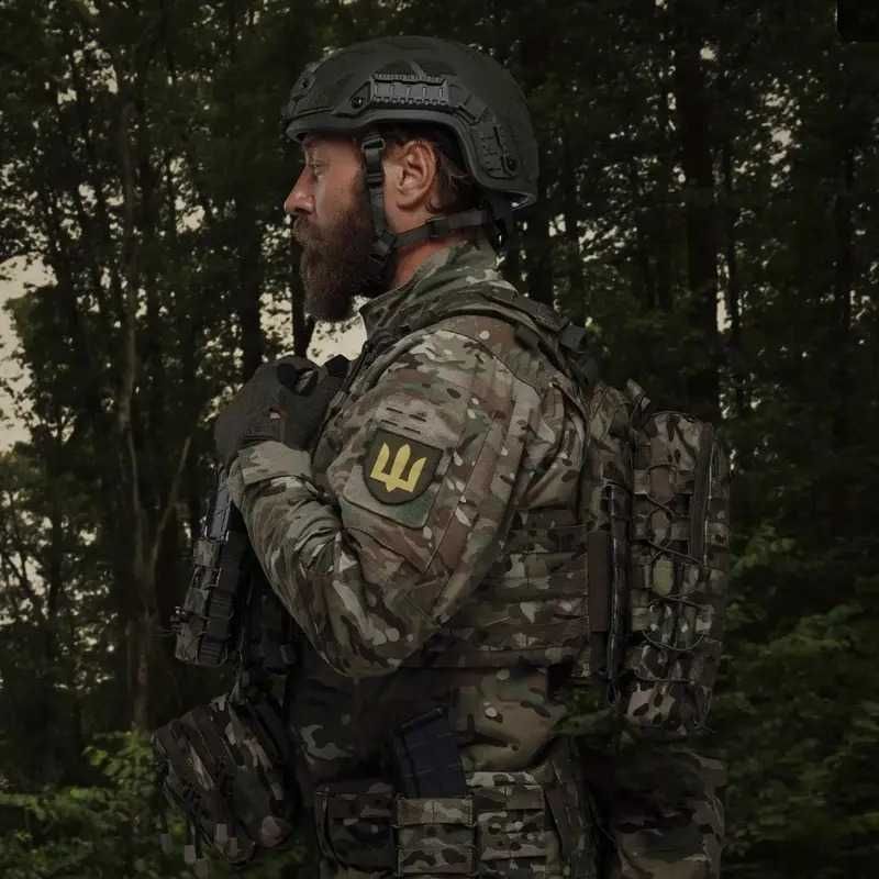 Тактичний рюкзак на 10л до плитоноски на MOLLE Cordura 1000D Мультикам