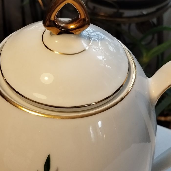 Dzbanek porcelanowy do kawy,czy herbaty, firmy Mitterteich z Bawarii.