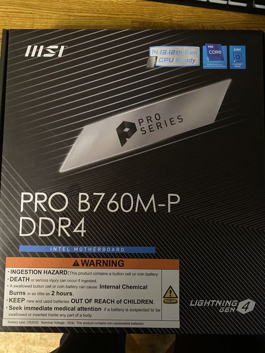 Msi B760 M-P DDR4 Новая с Гарантией