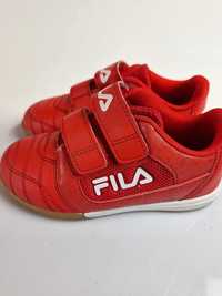 Buty sportowe halówki Fila czerwone dla chłopca r.28 NOWE