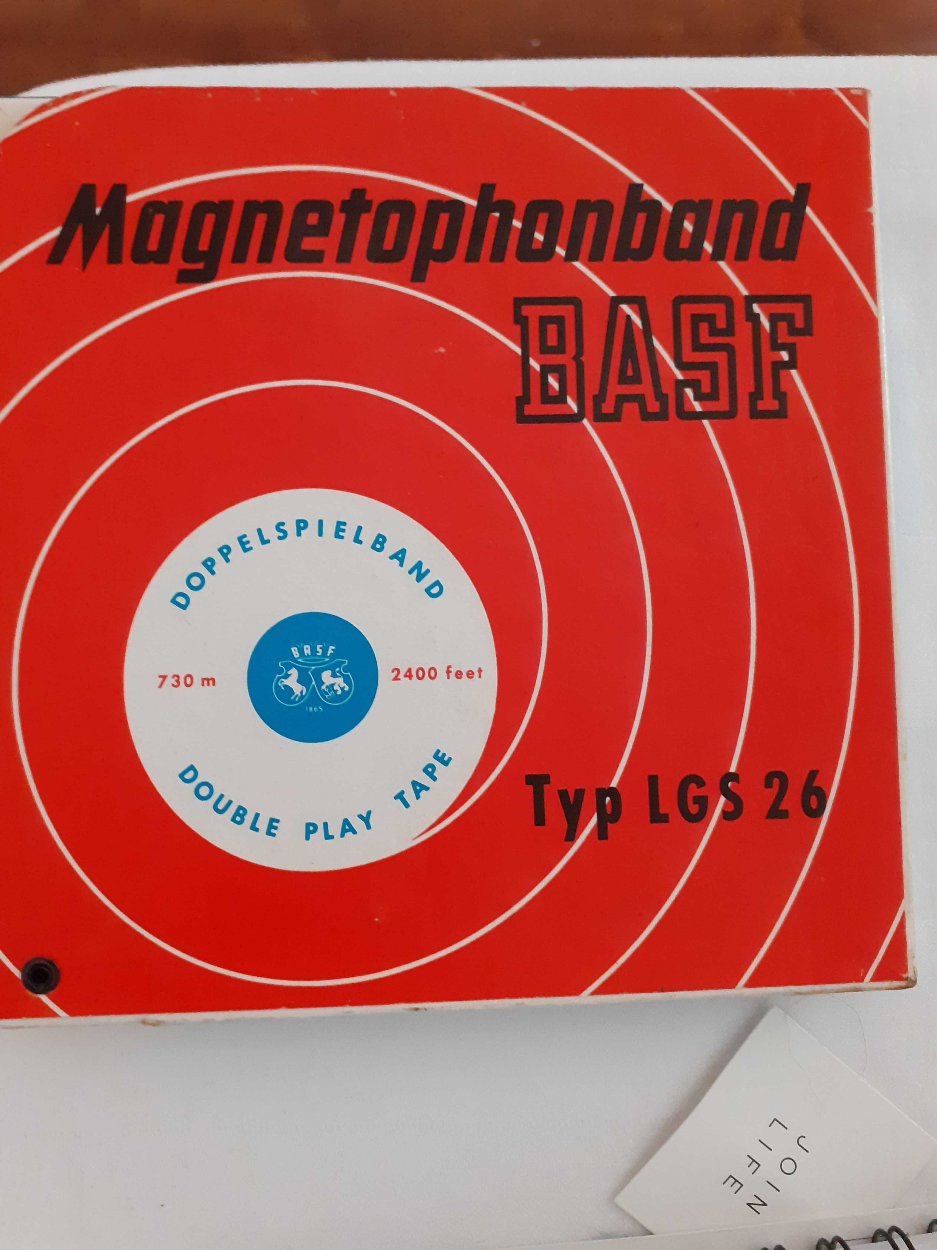magnetophone band basf Typ lgs 26