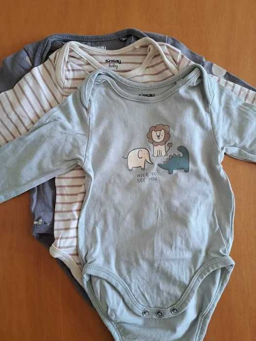 7x body długie 68 chłopiec