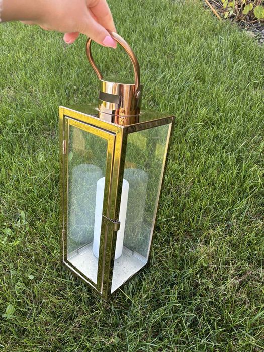 Latarenka lampion na taras do ogrodu Halloween świece Barcelona